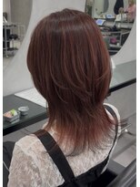 ヴィヒタ 川越 本川越(VIHTA.)&nbsp;ウルフカットエンドカラーワインレッドカラー川越本川越