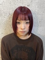 ブロッサム 池袋店(Blossom)&nbsp;ダークレッド/ボブレイヤー/夏/池袋