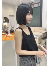 エダメ(EDAME)&nbsp;黒髪ぱつボブ/大人かわいい