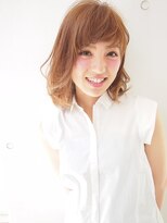 ヘアーサロンブランコ(hair salon blanco) コーラルベージュ×デジタルパーマ【パーソナル診断美容室】