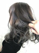 アオイロ(aoiro) チラ見せインナー×シルバーグレー