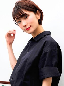 ドロップ(drop) 小顔ブランジュショートボブ【表参道／青山　drop】