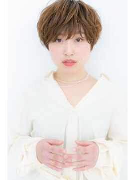 カバーヘア イヴ 戸頭店(COVER HAIR EVE) ルーズなくせ毛風オンブレハンサムショートY戸頭20代30代40代