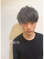 ヘアーズファクトリー パコ(Hair's factory Paco) シルバーアッシュなマッシュショート