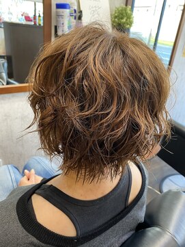 アールプライベートヘアサロン(R Private Hair Salon) 無造作レイヤーボブ