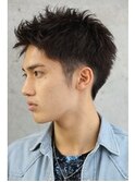 最高の横顔アップバングショート