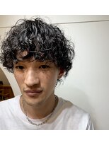 ラナ 渋谷(Lana)&nbsp;［Chill］マッシュウルフツイストスパイラルパーマ三矢ちなつ