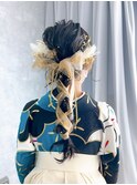 リボンダウンポニーアレンジ【みのり】