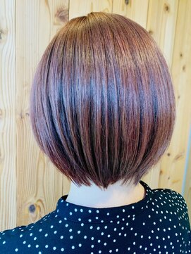 タイズ(ties) 20代30代40代ピンクアッシュ艶感ストレート透明感ナチュラル