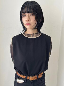 アイヴィ 表参道(IVY) ボブウルフ　レイヤー　地毛風カラー