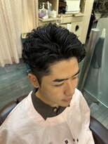 銀座マツナガ 浅草店 ビジネスパーマナチュラルツーブロショート