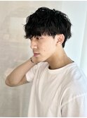 波巻き/スパイラルパーマツイストスパイラルメンズカットウルフ