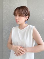 ロンド レグリーズ 立川(Lond leglise)&nbsp;ショート×顔周り×前髪×シルキーベージュ×グレージュカラー