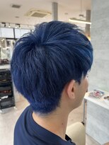 シャルムヘアー(charme hair)&nbsp;個性的マーブルブルー