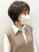 モリオフロムロンドン 松戸店(Morio from London)&nbsp;【松戸　石山】大人可愛い丸みショートボブ前髪あり
