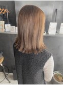【札幌円山】イルミナカラー/切りっぱなしロブ/髪質改善