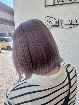 アルブル ヘアー デザイン(arbre hair design) ラベンダーピンクカラー
