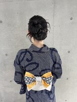 エディット トウキョウ(e.dit tokyo)&nbsp;【MILK/MURIEL Misa】浴衣アレンジ　着物ヘア