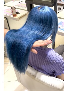 ミドル(MIDDLE) ハイトーンカラー/ブルージュ/府中