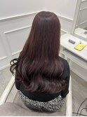 ブリーチなしで叶える♪チョコレートピンク＊新井