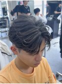 熊本メンズカット センターパート 韓国ヘア MEN'S HAIR
