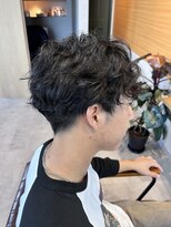 イェル(ELL.) 短髪学生カットショートくせ毛風スパイラルパーマ