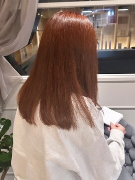 アイノアシェール 西宮(AInoa Cher) 【極上の髪質改善】プレミアムカラーエステ/艶髪/オレンジカラー