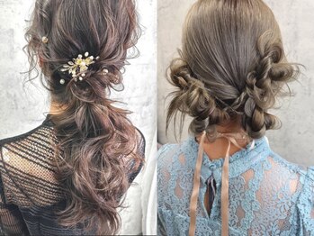 ラカシェット(la-cachette)の写真/【栄/錦ヘアセット専門店】主役級の可愛いに出会える☆お出かけにもぴったりなアレンジで視線を独り占め♪