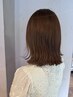 【学割Ｕ24*平日限定】前髪カット+透明感カラー/￥6,600