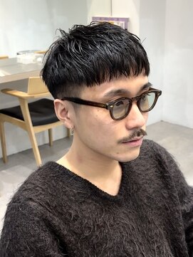 フィフス 渋谷(fifth) 渋谷メンズスパイキーショート緩めピンカールクロップ