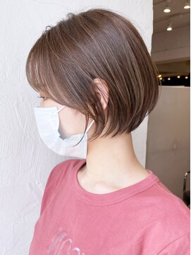 シオン(shion) ショートボブおくれ毛前髪カット_ba343583