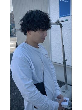 メンズサロン ルーブ 新潟(メンズサロンLOOB) 駅南波巻きパーマハイライトシャドウパーマツイストパーマウルフ