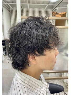 ウルフ無造作スパイラル