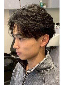 ツーブロックフェザーパーマ