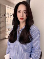 ソヨン 栄2号店(SOYON)&nbsp;黒髪/クラゲヘアー/小顔/ココアベージュ/髪質改善/栄/栄駅b487