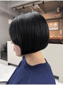切りっぱなしボブ【中野美容室/新中野/東中野】