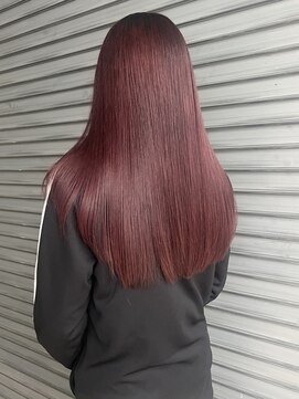 ロックス バイ マグ 松本(rocks BY MAG) チェリーレッド暖色カラーボルドーワインレッド春カラー