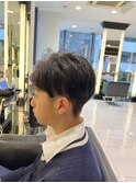 学生向けツーブロックショート