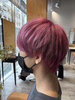 ジャストビューティ ルフレ 金沢八景店(Just Beauty Rufure) メンズ/マッシュ/センターパート/ブリーチ