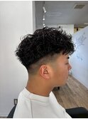 ルーズショート/ルーズパーマ/刈り上げショート/ショートパーマ
