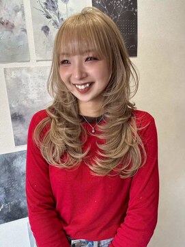 エトワ 中央店(etoi) 大分韓国ヘアかき上げレイヤーカット