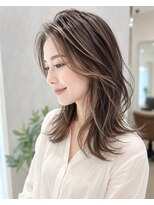 トゥーフー(TO:HU) 白髪ぼかしハイライトカラー