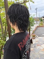 ペスカケイクリエイティブ(PESCA K-CREATIVE)&nbsp;残りパーマでつくるニュアンスウルフ