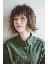 ラフな外ハネスタイル〔Belle銀座〕