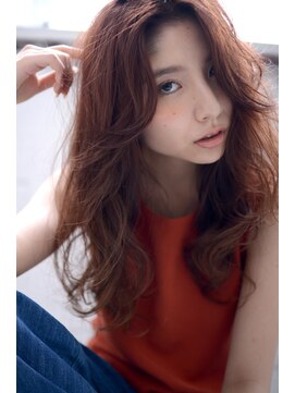 ミラバイグリーン(Mira by green) autumn pink brown-long-