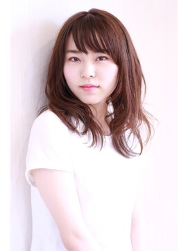 ヘアーサロン エクラ(HAIR SALON eclat) 柔らかベリーピンクさらふわミディ♪