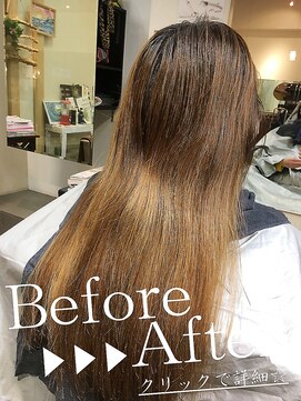 ナナナ パレナ 宝塚店(nanana parena) ☆ご来店時状態☆→仕上がりの詳細はクリック！！☆髪質改善