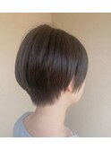 シルバーグレージュショート