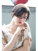 Chlom☆新宿 ハイライトベージュイルミナカラーハンサムショート