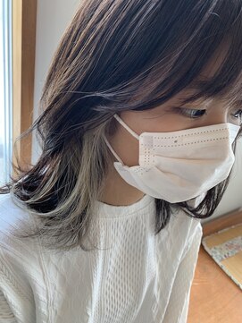 リミックスヘア(REMIX HAIR) イヤリングカラー ホワイトベージュ